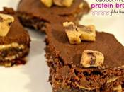 Double Chocolate Chip Protein Brownies {gluten Free}