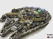 Incredibly Detailed Millennium Falcon Made from 10,000 LEGO Bricks