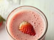 Strawberry Lassi: Yogurt Smoothie: Healthy Menu Idea