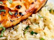 Coconut Lime Cauliflower Rice with Grilled Sweet Chilli Chicken