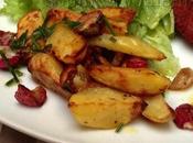 Roasted Radishes from Garden Potato Wedges Served with Fresh Chives Dressing, Lovely Side Dish!