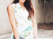 Printed Poplin Romper