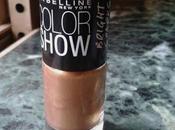 Maybelline Color Show Bright Sparks Nail Paint Burnished Gold Review