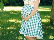 Gingham Circle Skirt, Cream Print, Cherry