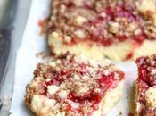 Strawberry Crumble Tray Bake