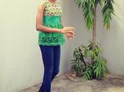 Green Ankara Lace