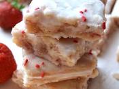 Strawberry Jammy Blondies