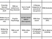 Reading Challenge Books Nightstand Bingo