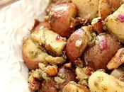 Pesto Potato Salad with Parmesan Walnuts