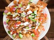 Greek “Nachos” with Baked Chickpeas