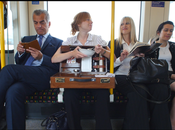 London Commuter Causes Stir with Breakfast Eating Gadget