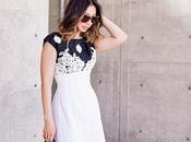 From Grandma with Love Black White Applique Dress