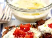 Zucchini Potato Fritters with Garlic Herb Sauce