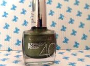 Maybelline Express Finish Khaki Green Review