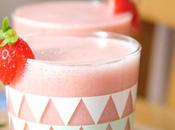 Coconut, Almond Strawberry Superfood Milkshake Vegan