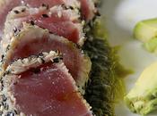 Sesame Crusted Seared Yellowfin Tuna Chimichurri Sauce