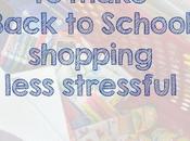 Tips Make Back School Shopping Less Stressful