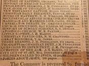 Then Now, Compare Baptist Publication List from 1870 2015