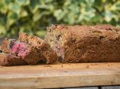 Courgette Bread with Raspberries Walnuts