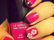 NOTD: Modern Geisha Nails with Chanel Pulsion Black Velvet