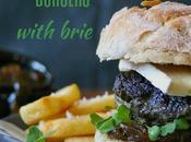 Beef Portabellini Burgers with Brie