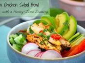 Mexican Chicken Salad Bowl with Honey-Lime Dressing