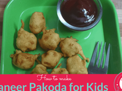 Make Paneer Pakoda Kids