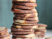 Chocolate Vanilla Swirl Icebox Cookies