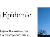 Epidemic America First Page Editorial York Times