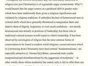 Historian Diarmaid MacCulloch Angry Conservatism Characterizes Many Religions Today: It's About Threatened Heterosexual Male Power Privilege