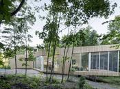 Local Wood Green Roof Make This Montreal Home with Nature