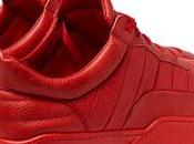 Seeing Red: Filling Pieces Low-Top Fuse Leather Sneakers