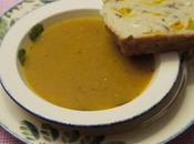 Roasted Pumpkin, Thyme Chorizo Soup Served with Home- Made Savoury Pumpkin Feta Bread!
