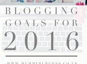 Blogging Goals 2016