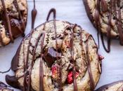 Chocolate-Dipped Strawberry Chocolate Chip Cookies