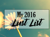 2016 Lust List