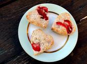 Strawberry Cream Biscuits