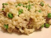Risotto with Mushrooms Peas.