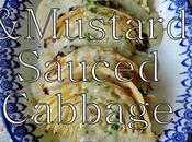 Dill Mustard Sauced Roasted Cabbage