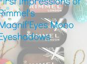 First Impressions Rimmel's Magnif'Eyes Mono Eyeshadows