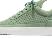 Green Around: Filling Pieces Low-Top Tone Perforated Mint Sneaker