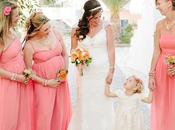 Peach White Wedding Andros |Karen Matt