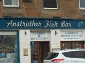 Haddock Chips from Anstruther Fish Whilst Overlooking Fishing Boats