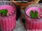 Beetroot Buttermilk (Chukandar Chaas)