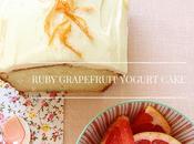 Ruby Grapefruit Yogurt Cake