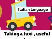 Prendere Taxi. Taking Taxi, Italian Language