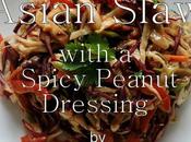 Asian Slaw with Spicy Peanut Dressing