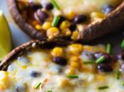 Enchilada Stuffed Grilled Portobello Mushrooms