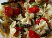 Pasta Salad with Roasted Tomatoes Spring Asparagus