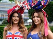 Referendum-Inspired Dresses Spotted Royal Ascot